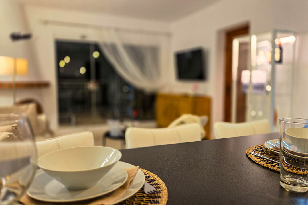 ... which is also visible from the kitchen and pool.