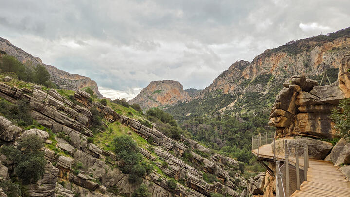 Dizzying heights on the Caminito del Rey